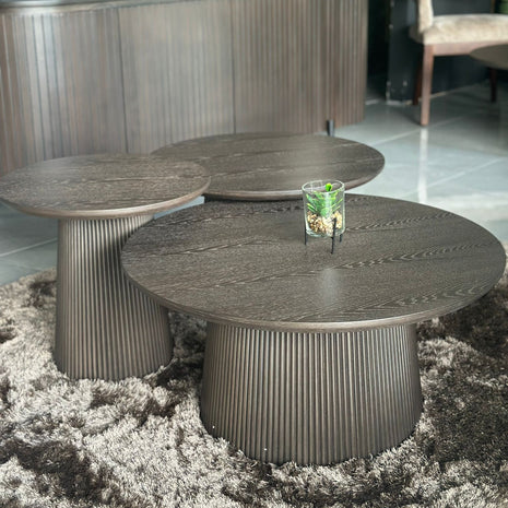 Salontafel 3 delig - Taurus bruin