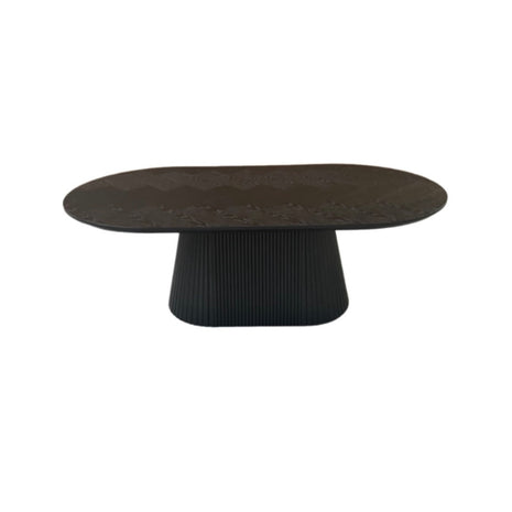 Salontafel - Kimberly 130x70cm zwart plain