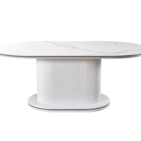 Eettafel Ocean wit-zwart
