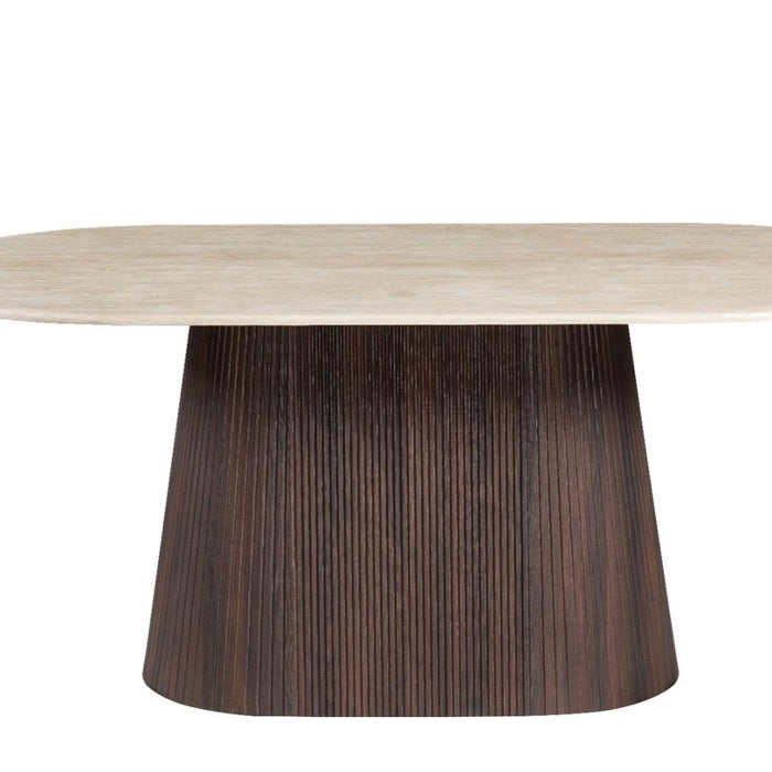 Eettafel - Travertin X Kimberly Bruin