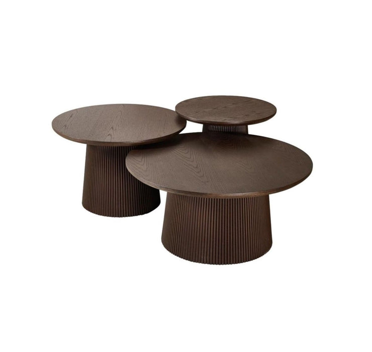 Salontafel 3 delig - Taurus bruin