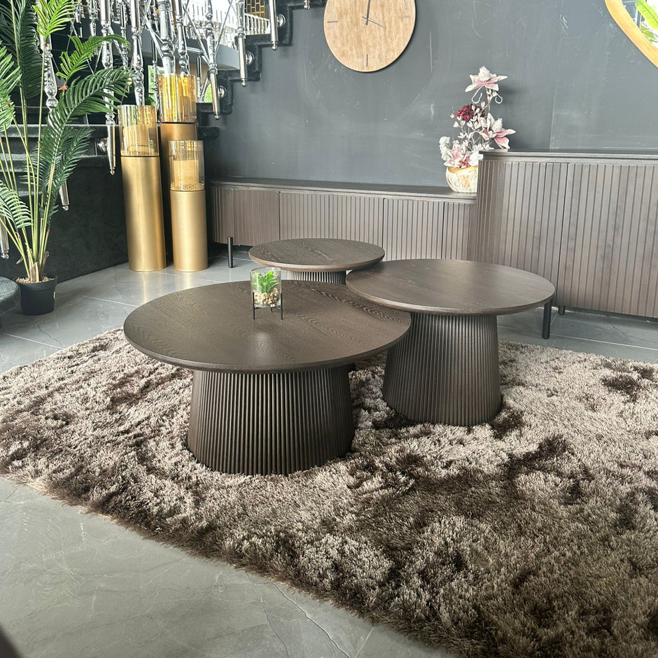 Salontafel 3 delig - Taurus bruin