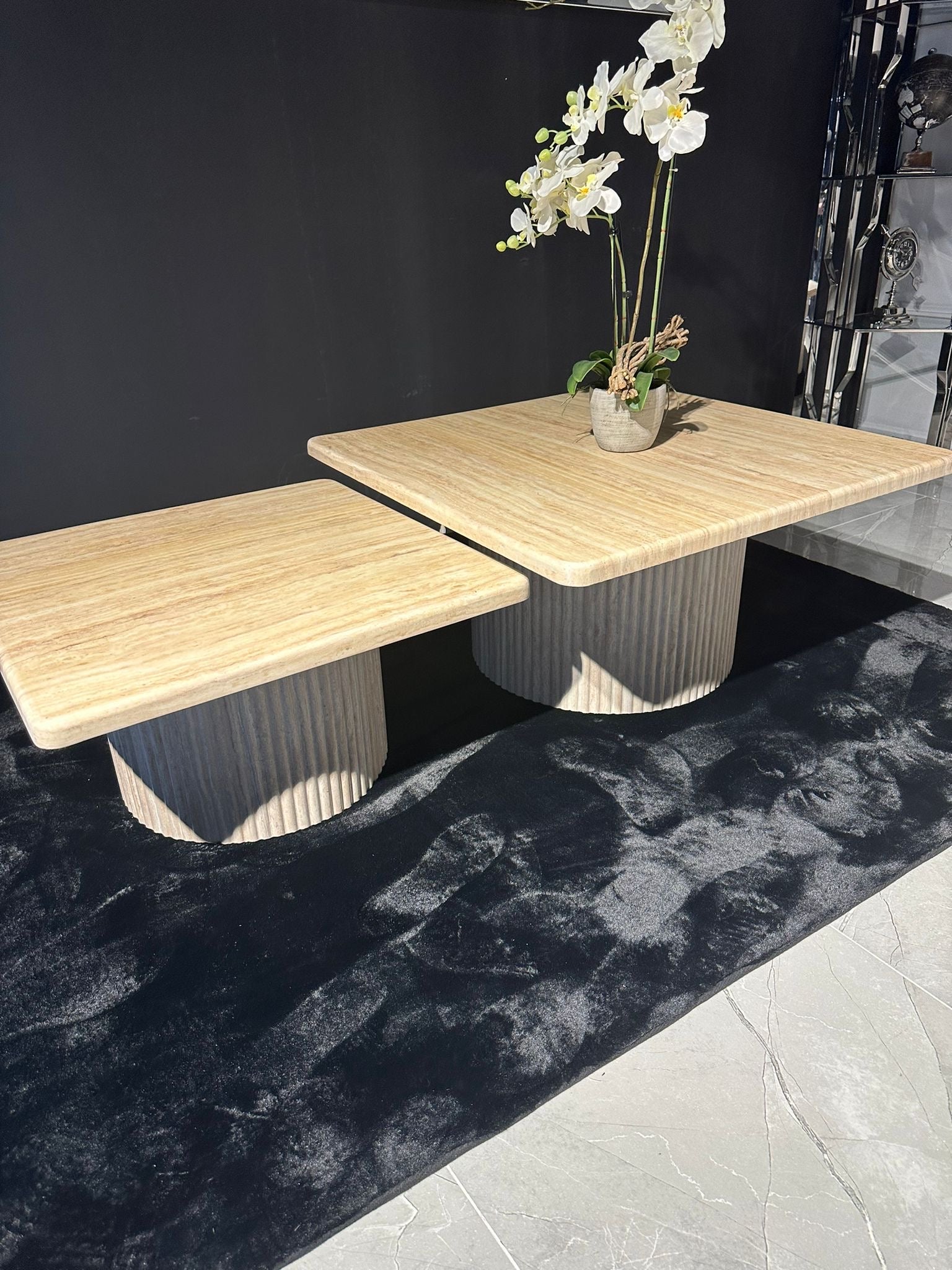 Salontafel Flinstone - Vierkant (Candan) - 2 delig