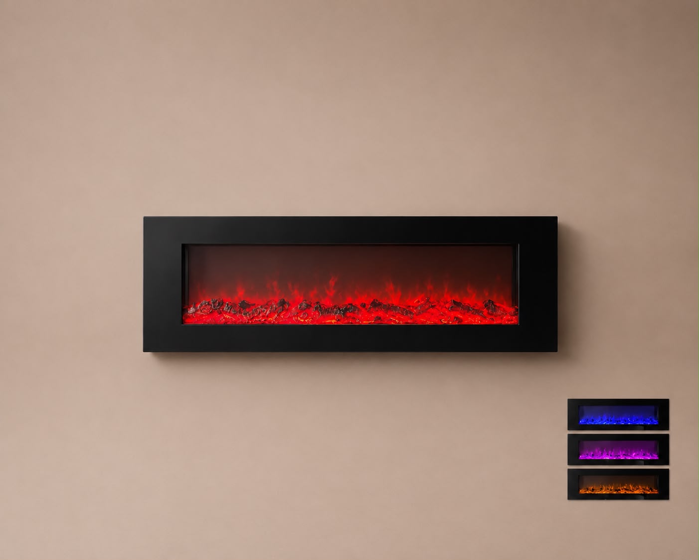 Elektrische sfeerhaard glas 150cm