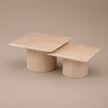 Salontafel Flinstone - Vierkant (Candan) - 2 delig