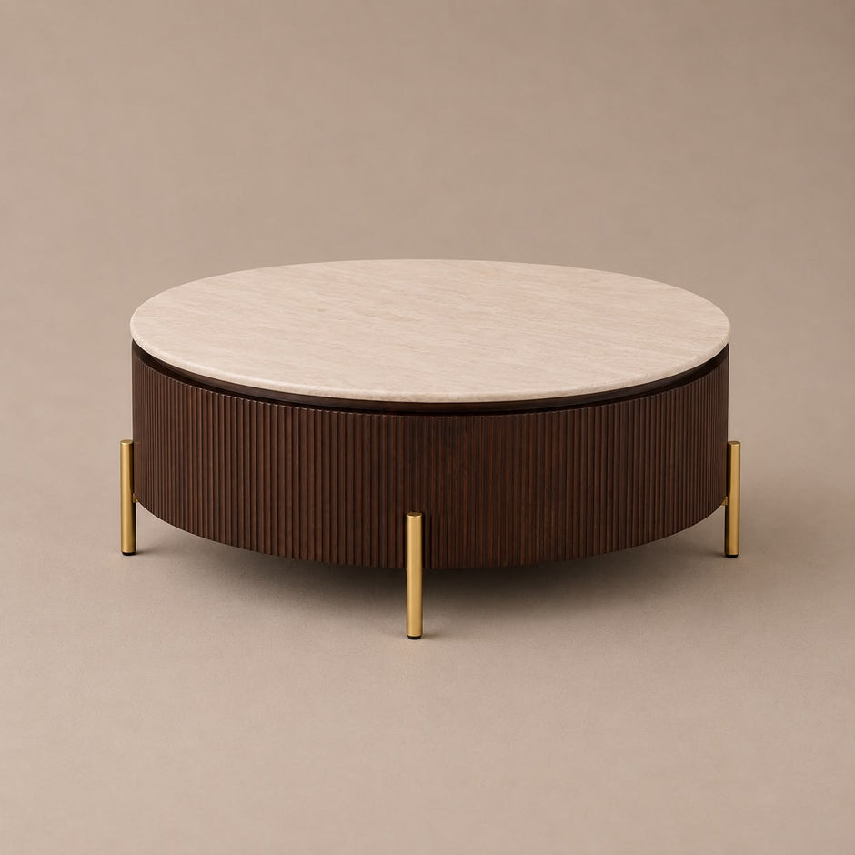 Salontafel - Travertin X Kimberly Bruin