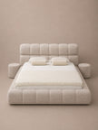 Boxspring Fendi met Opbergruimte – Beige / Crème