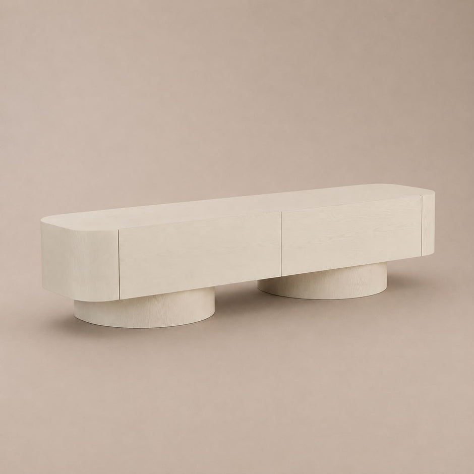 Tv-meubel - Royal white 200x50x45