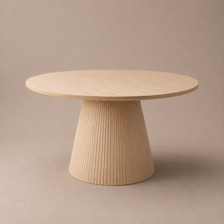 Eettafel Travertin - Rond (Ø130cm)