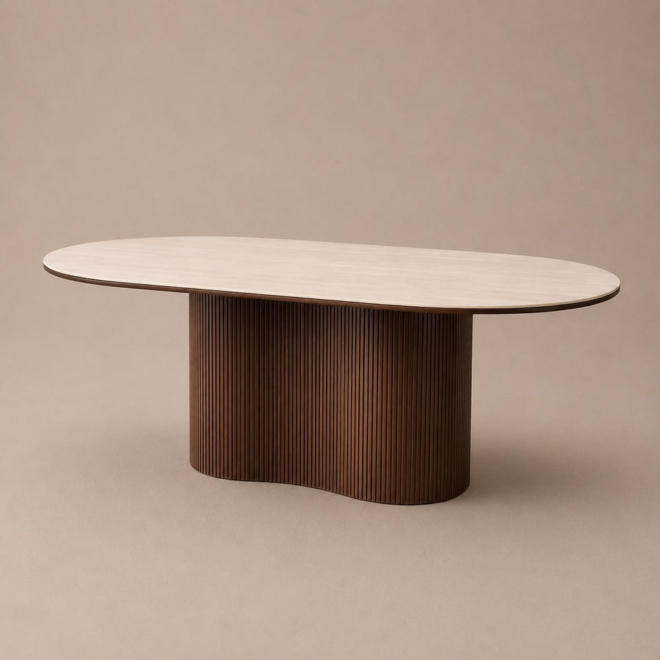 Eettafel Aqua - Ovaal