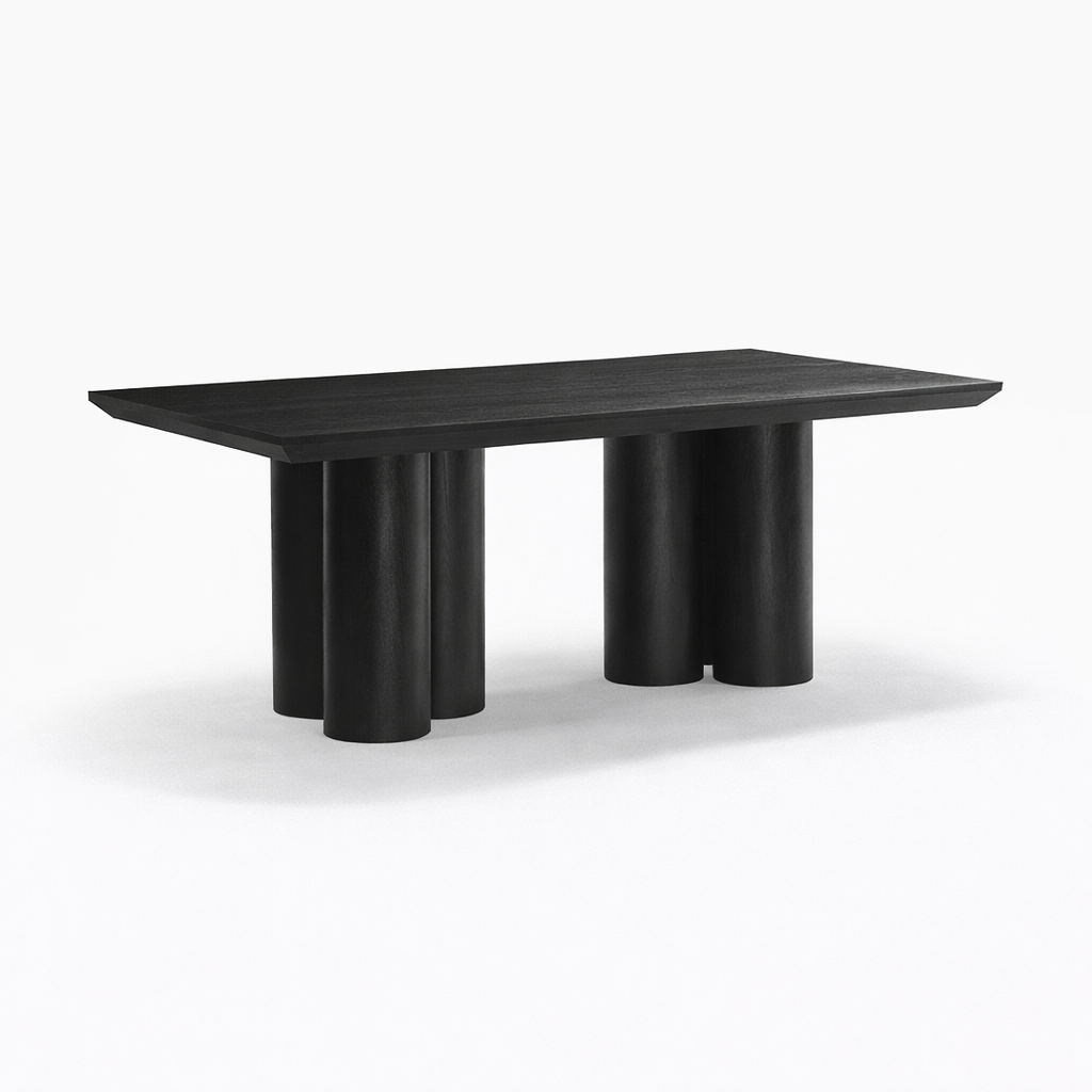 Eettafel Royal - Rechthoek – Luxe Zuilpoten