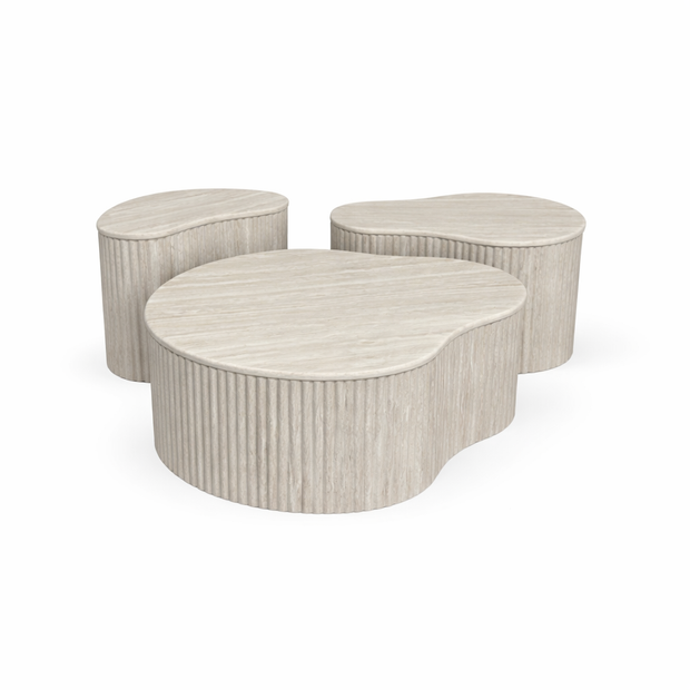 Salontafel Set Kimberly – 3-Delig Organic Curve