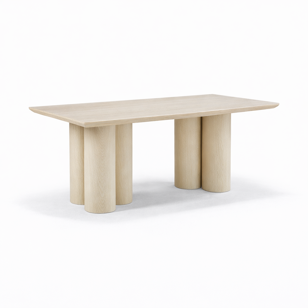 Eettafel Royal - Rechthoek – Luxe Zuilpoten