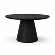 Eettafel Kimberly - Rond Geribbeld Design (Ø130cm)