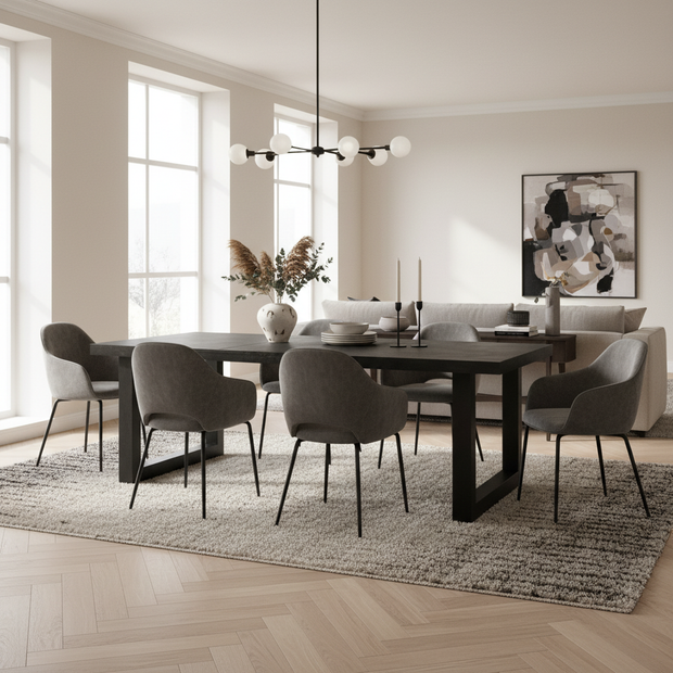 Eettafel Bonito - Metalen poten