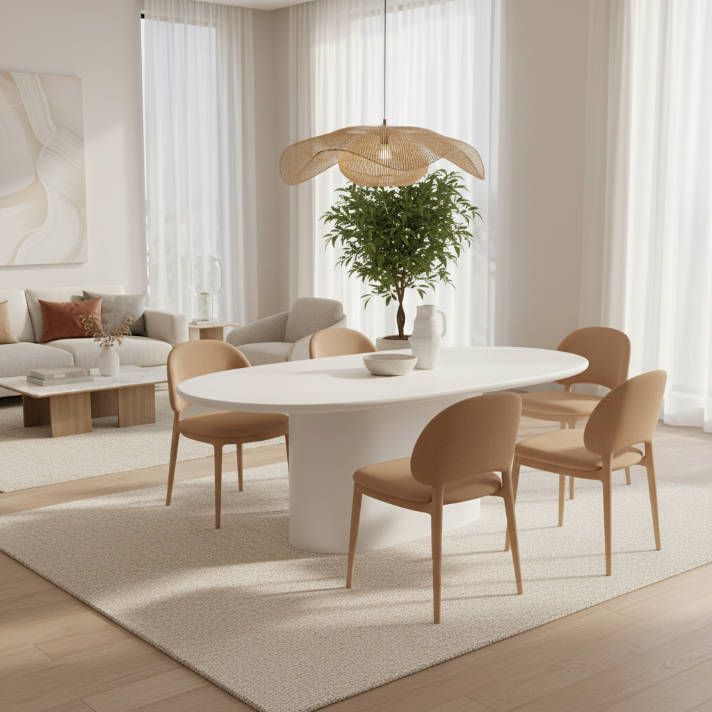 Eettafel Organic - Ovaal