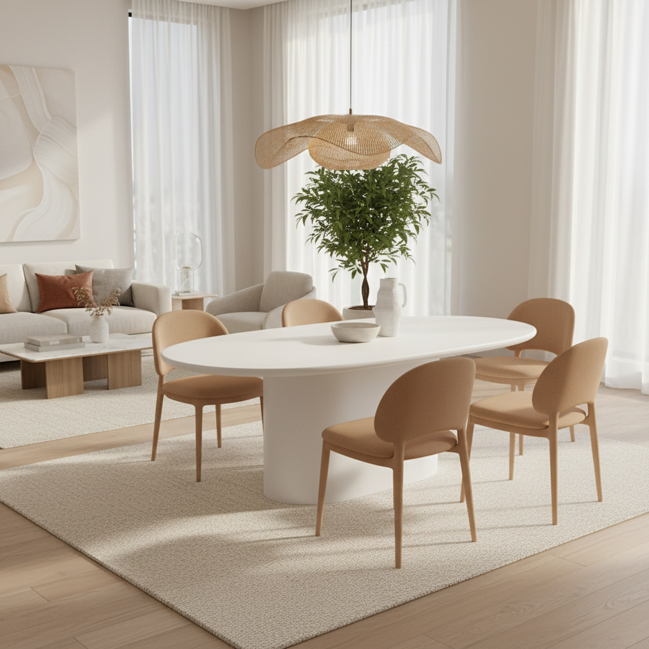 Eettafel Organic - Ovaal