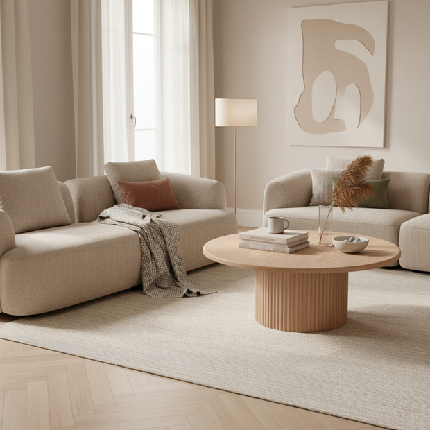 Salontafel Flinstone - Rond (100 cm)