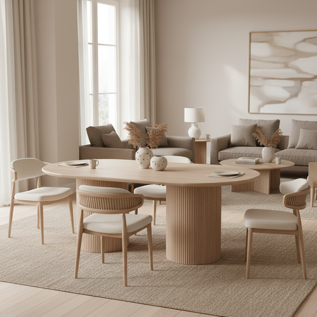 Eettafel Flinstone - Ovaal