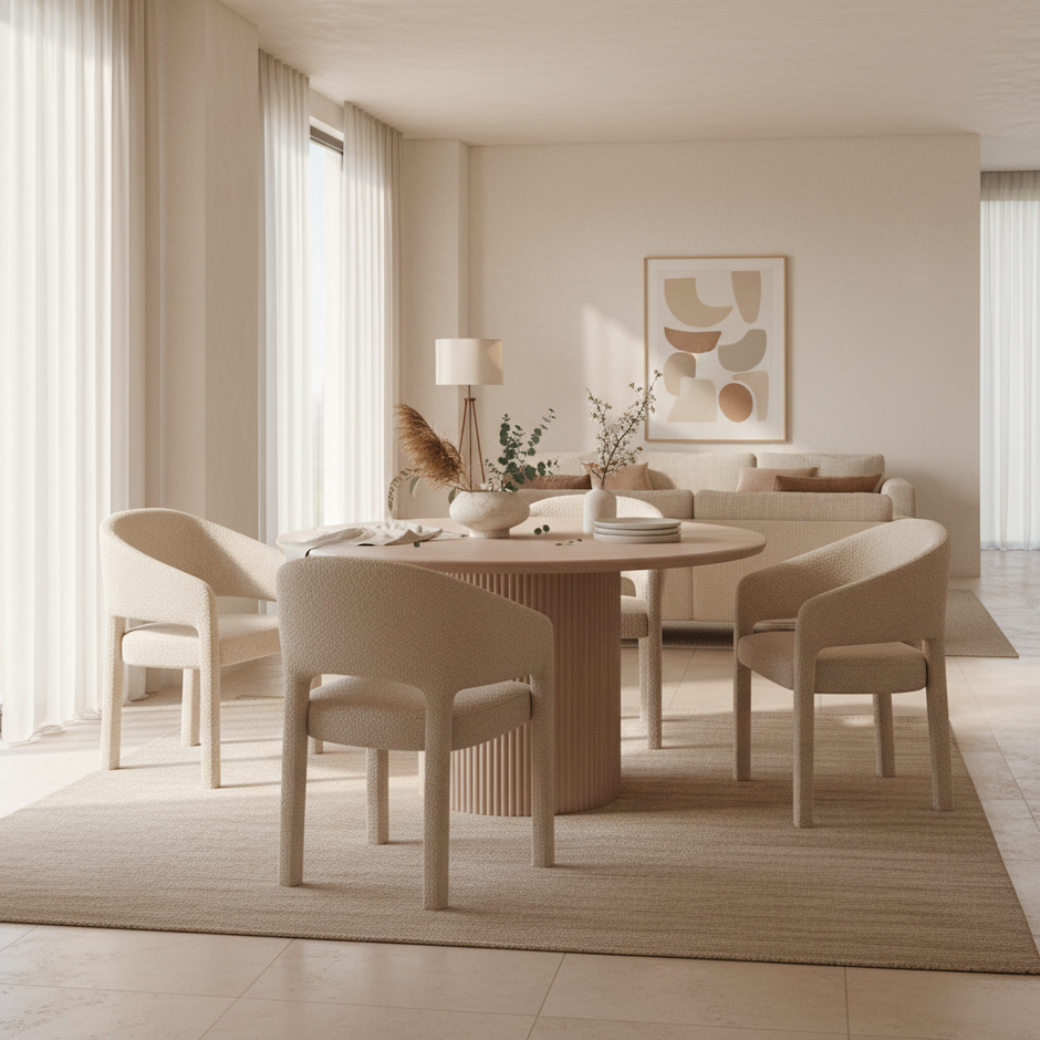 Eettafel Flinstone - Rond