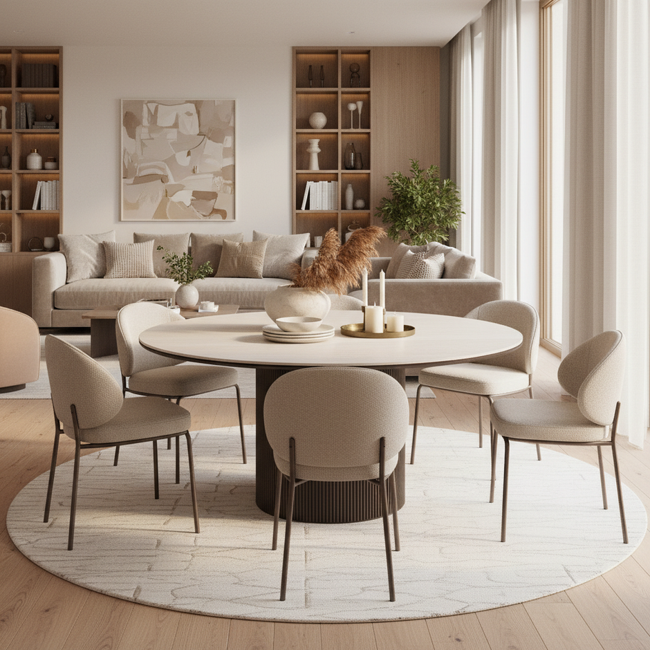 Eettafel Aqua - Rond (Ø130cm)