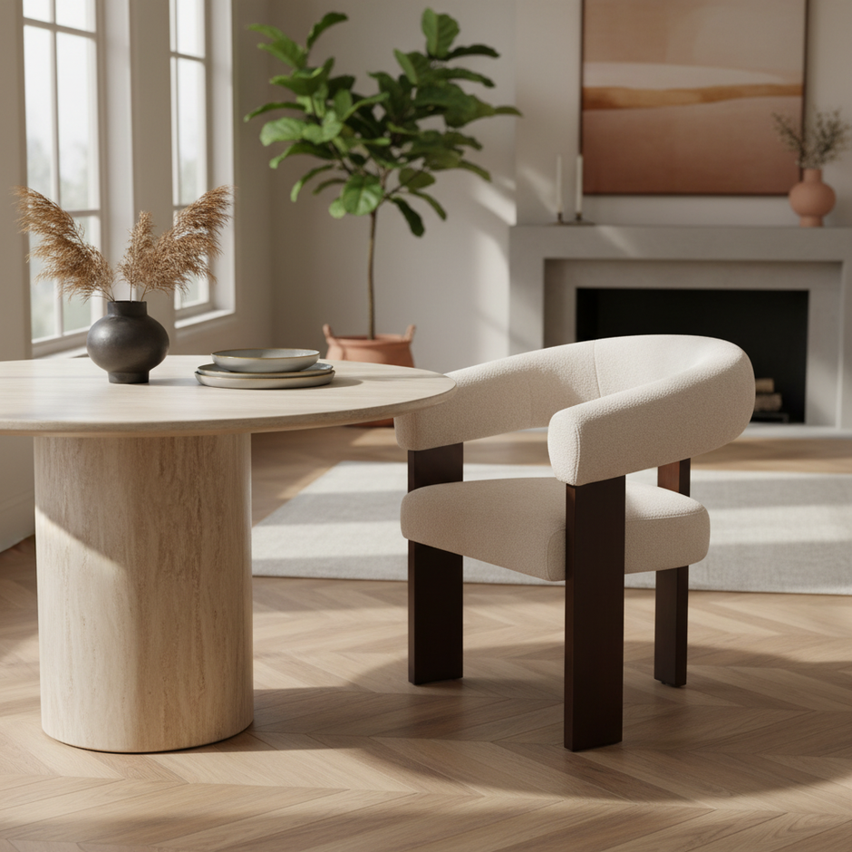 Eetkamerstoel Sara – Stijlvolle Kuipstoel