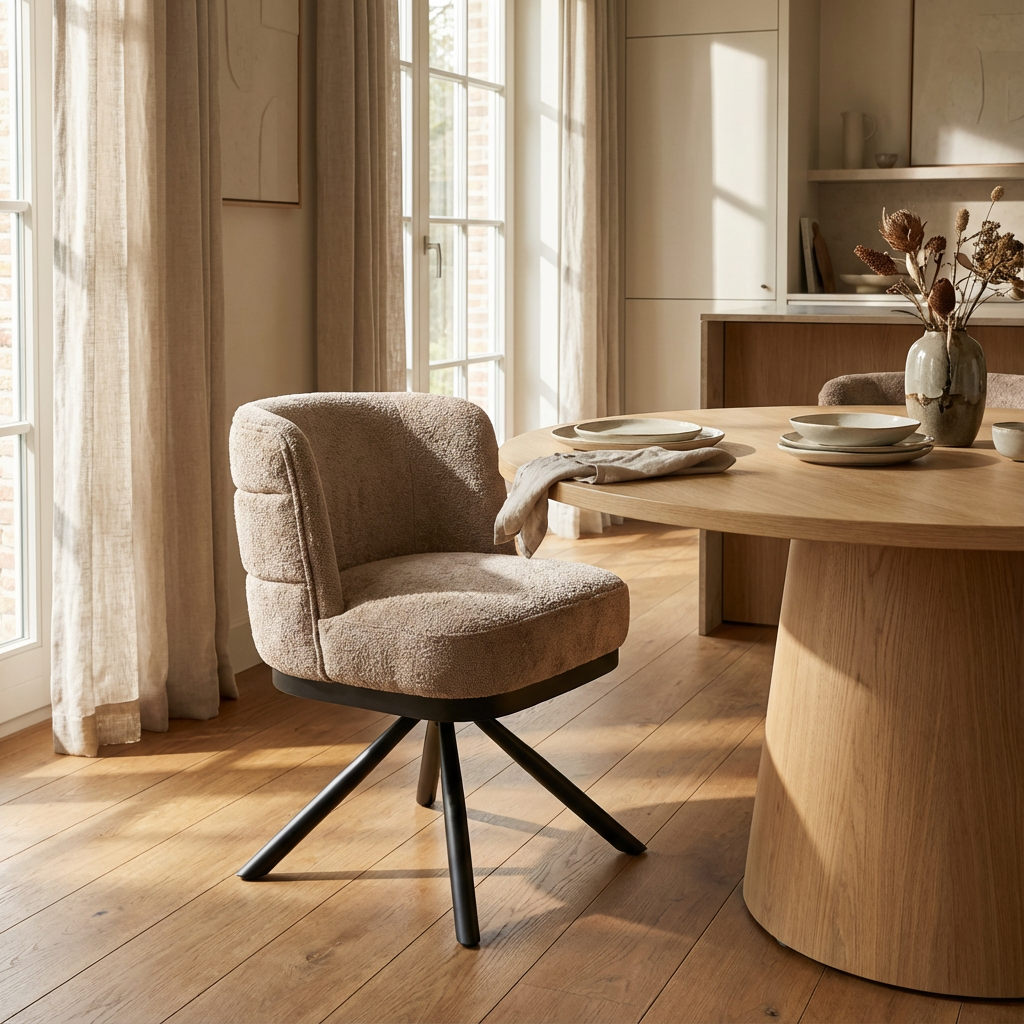 Eetkamerstoel Corfu – Luxe Kuipstoel