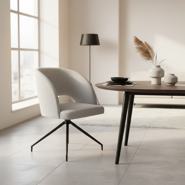 Eetkamerstoel Doewa – Moderne Kuipstoel