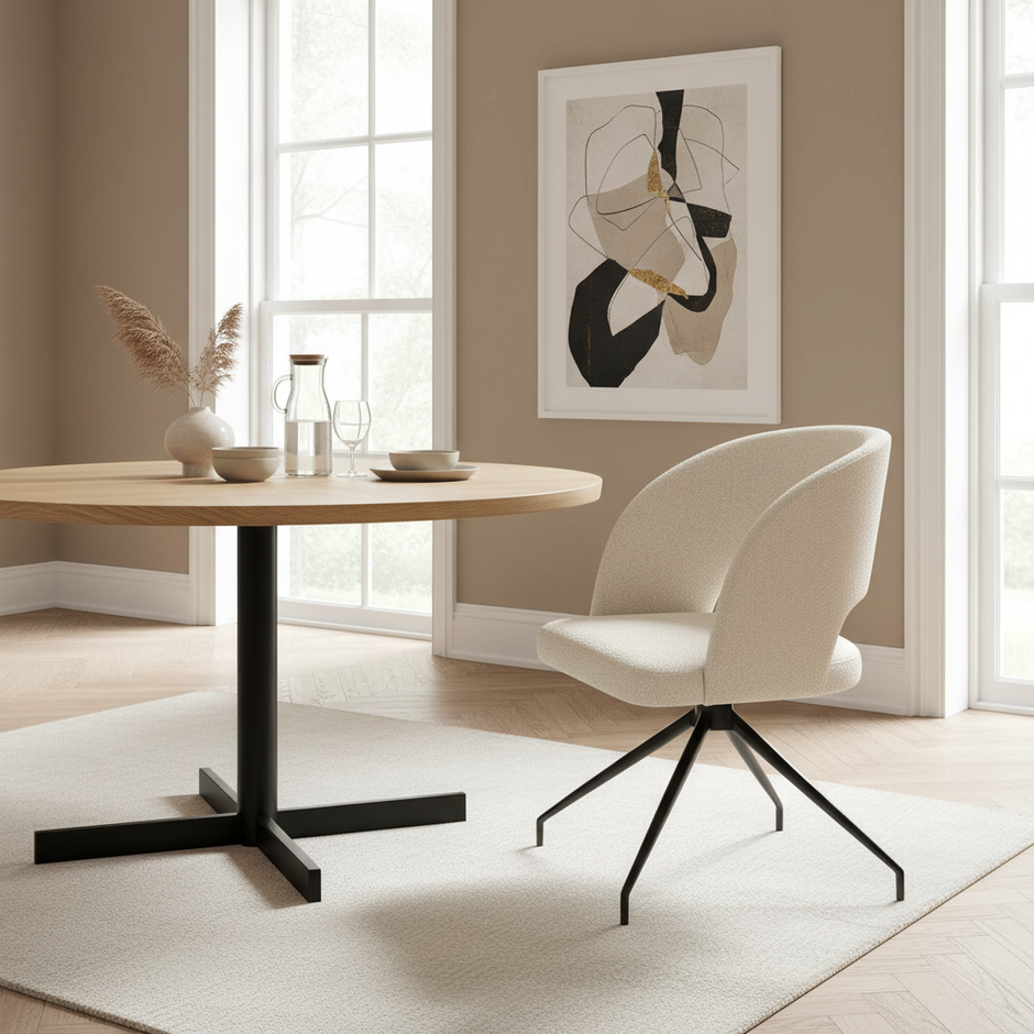 Eetkamerstoel Doewa – Moderne Kuipstoel