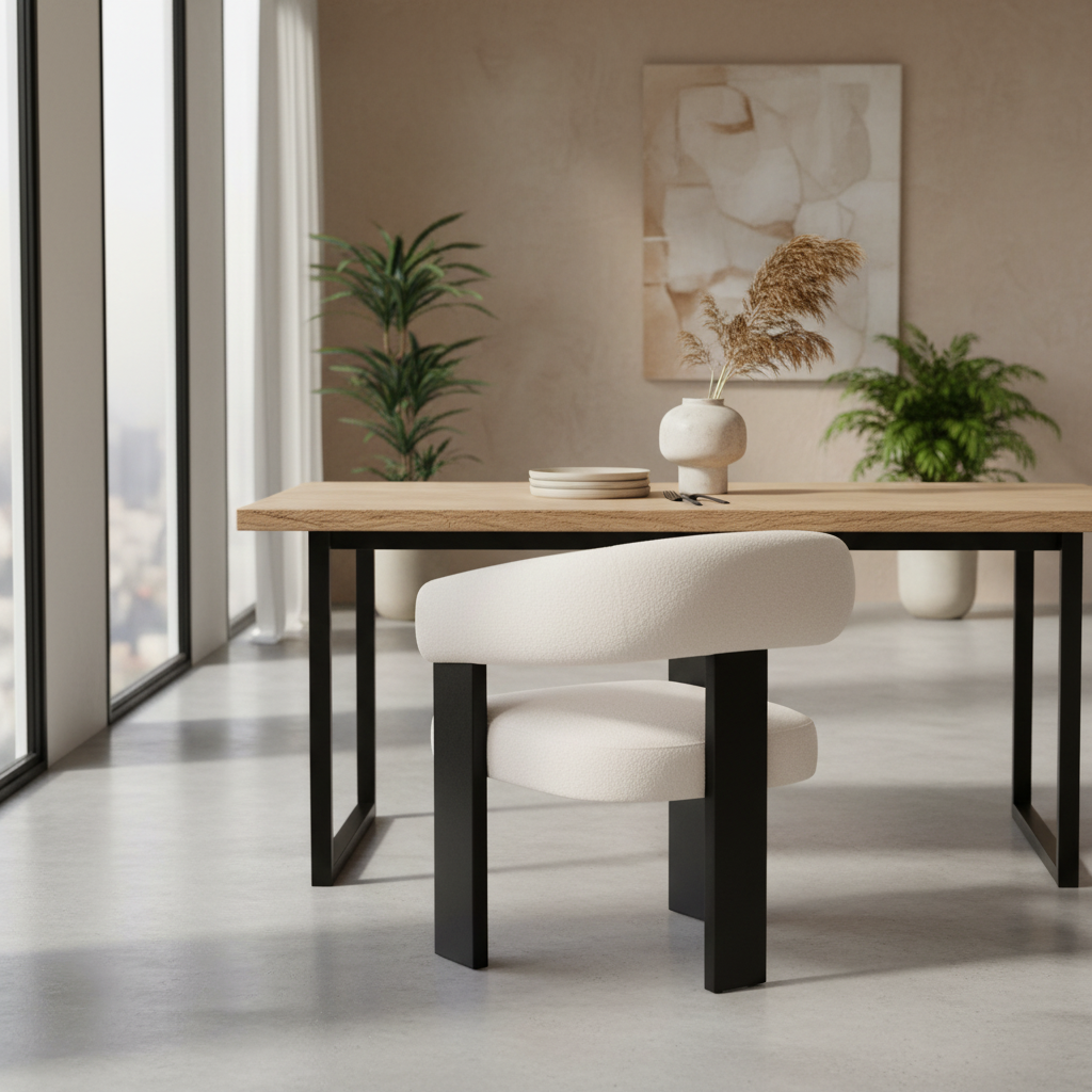 Eetkamerstoel Sara – Stijlvolle Kuipstoel