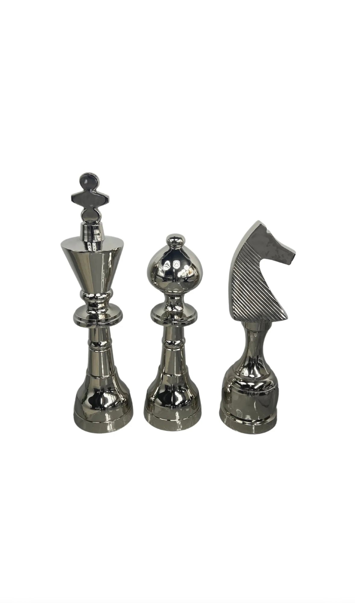 Luxe schaakdecoratie 3-delig
