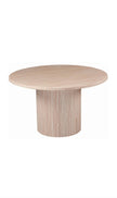 Travertine eettafel rond