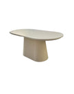 Eettafel- Kimberly 160x90 wit plain
