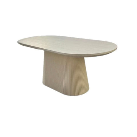 Eettafel- Kimberly 160x90 wit plain