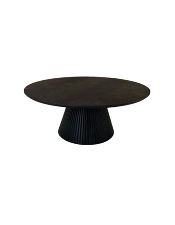 Salontafel - Kimberly 100cm zwart visgraat