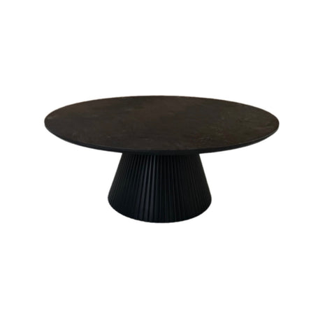 Salontafel - Kimberly 100cm zwart visgraat