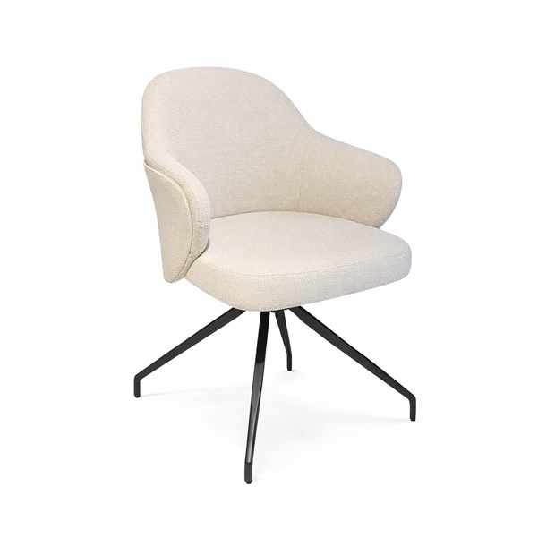 Eetkamerstoel Madrid – Luxe Kuipstoel met Armleuning