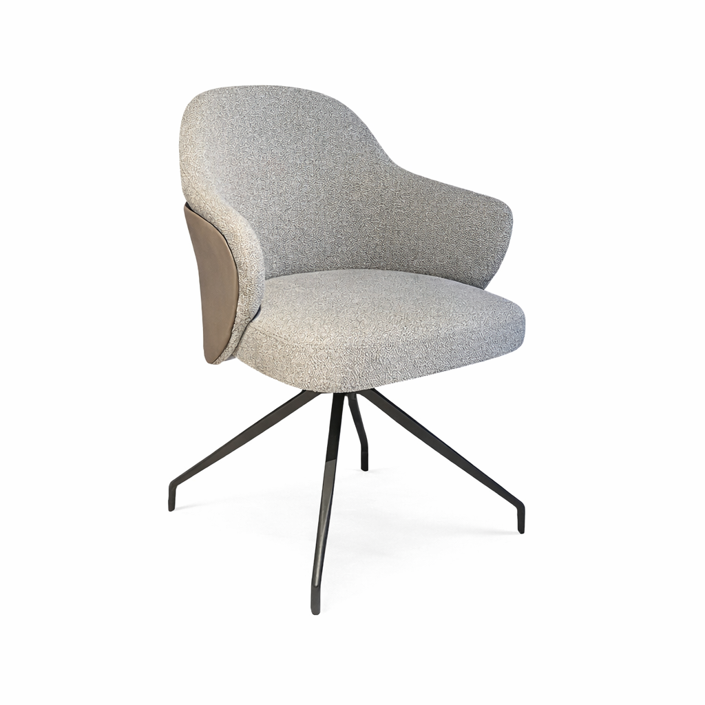 Eetkamerstoel Madrid – Luxe Kuipstoel met Armleuning