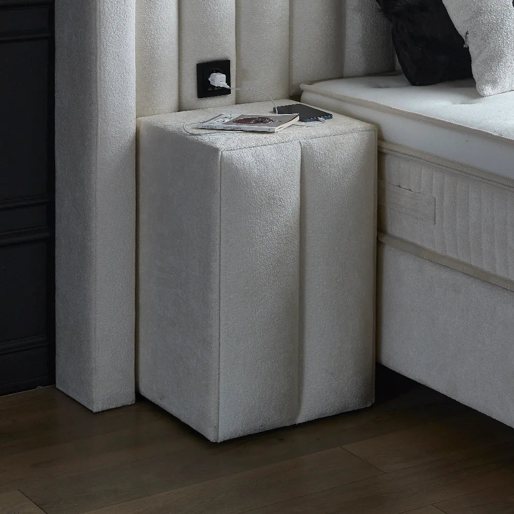 Boxspring Sheraton – Wit / Crème