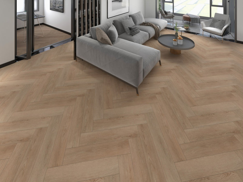 WD-201-HB Canyon Oak PVC visgraat / plank