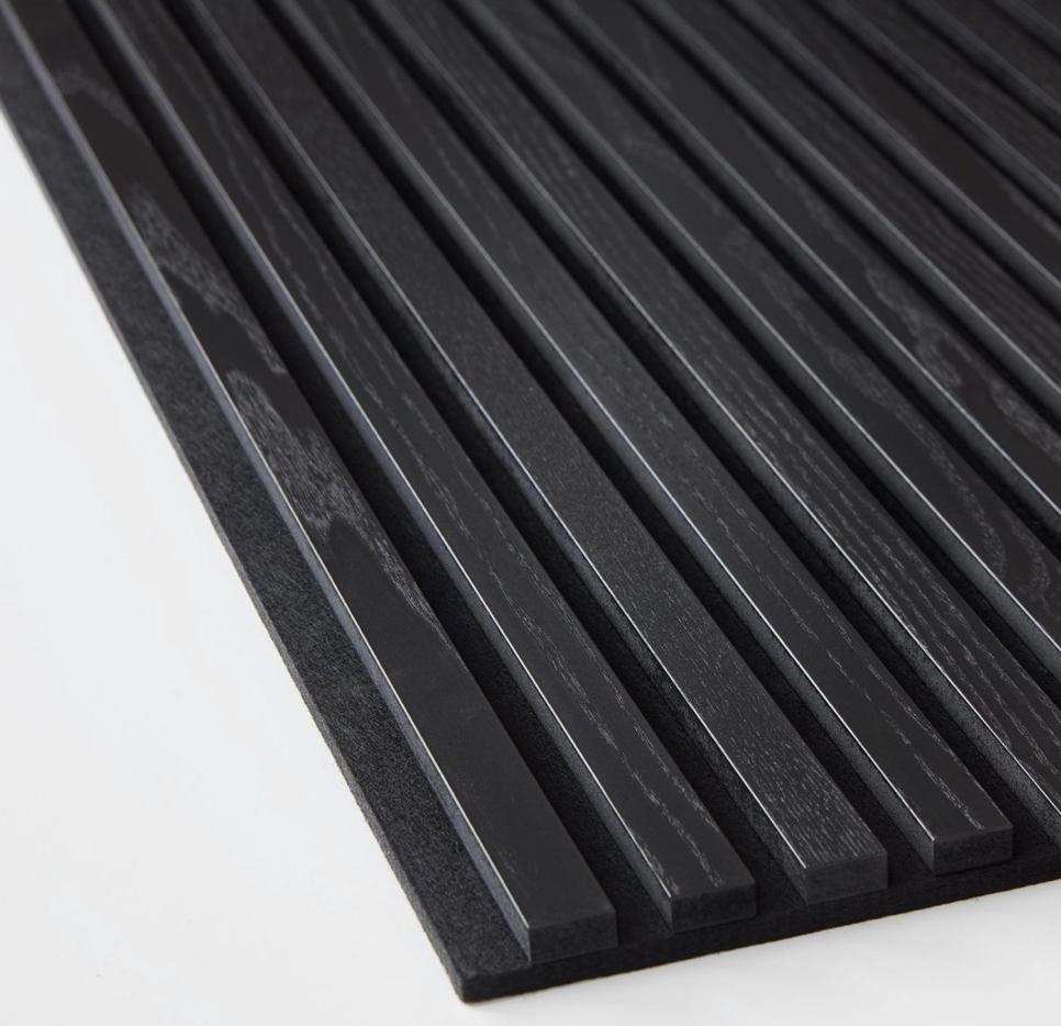 Akupanel | Akoestische Wandpanelen Zwarte Eiken 280x60