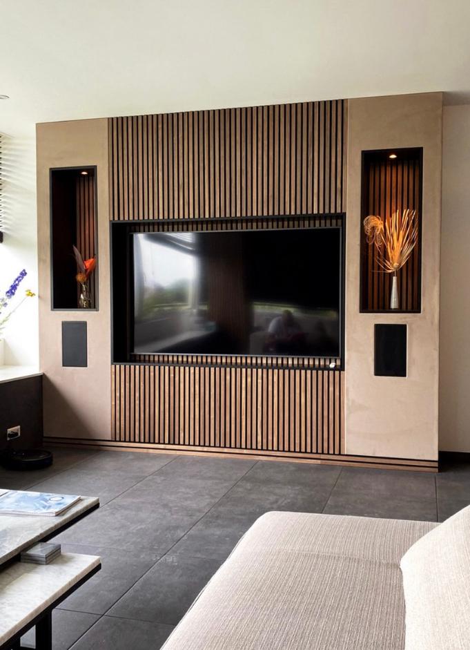 Akupanel | Akoestische Wandpanelen Ash Walnoot 280x60