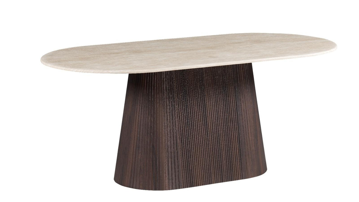 Eettafel - Travertin X Kimberly Bruin