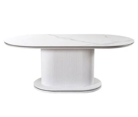 Eettafel Ocean wit-zwart