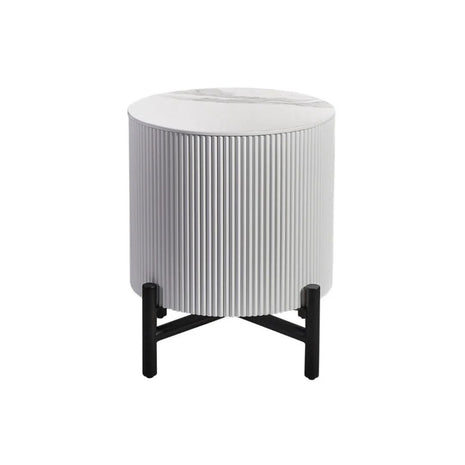 Bijzettafel - Ocean wit/zwart