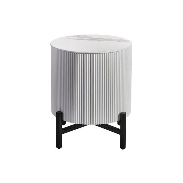 Bijzettafel - Ocean wit/zwart