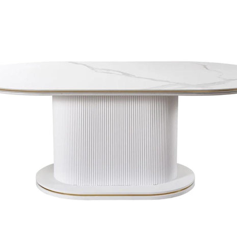 Eettafel - Ocean wit/goud