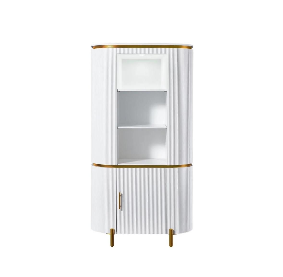 Wandkast - Ocean wit/goud