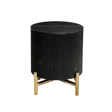 Bijzettafel - Ocean zwart/goud