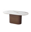 Eettafel - Isabella bruin ovaal
